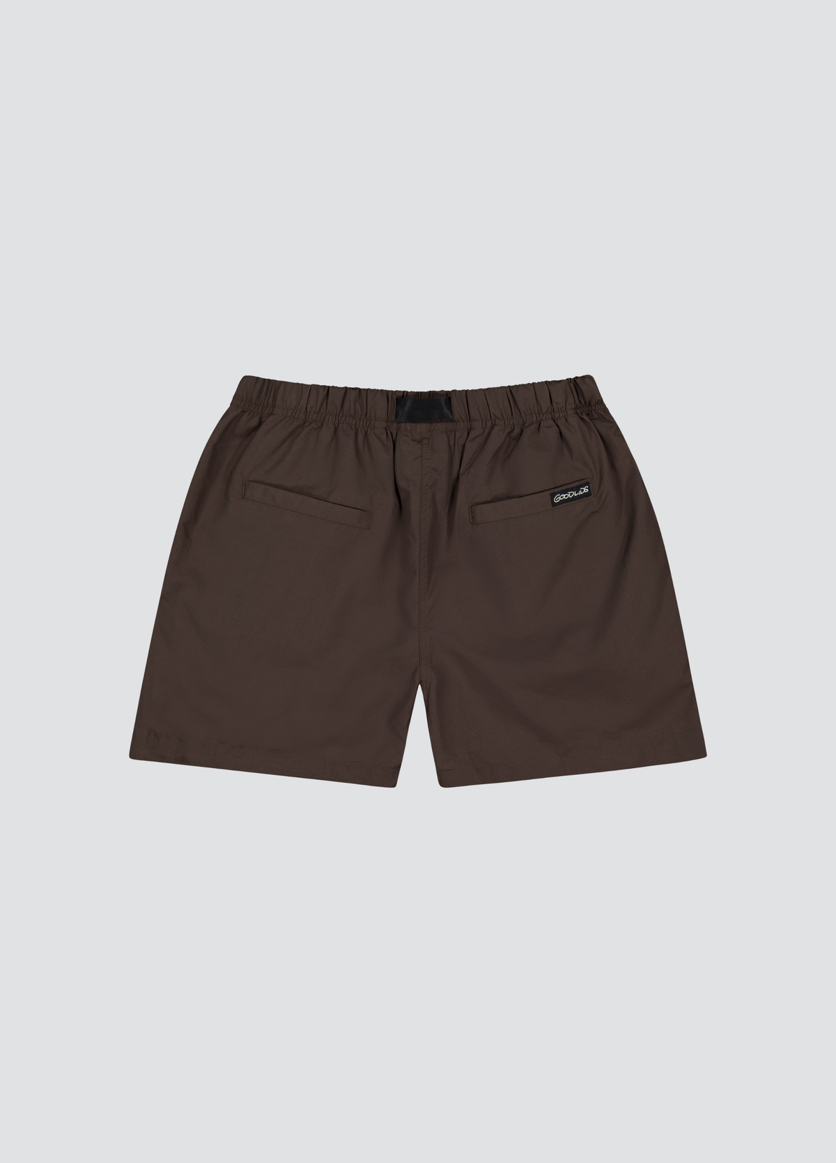 Pleated Hiking Shorts - Brown