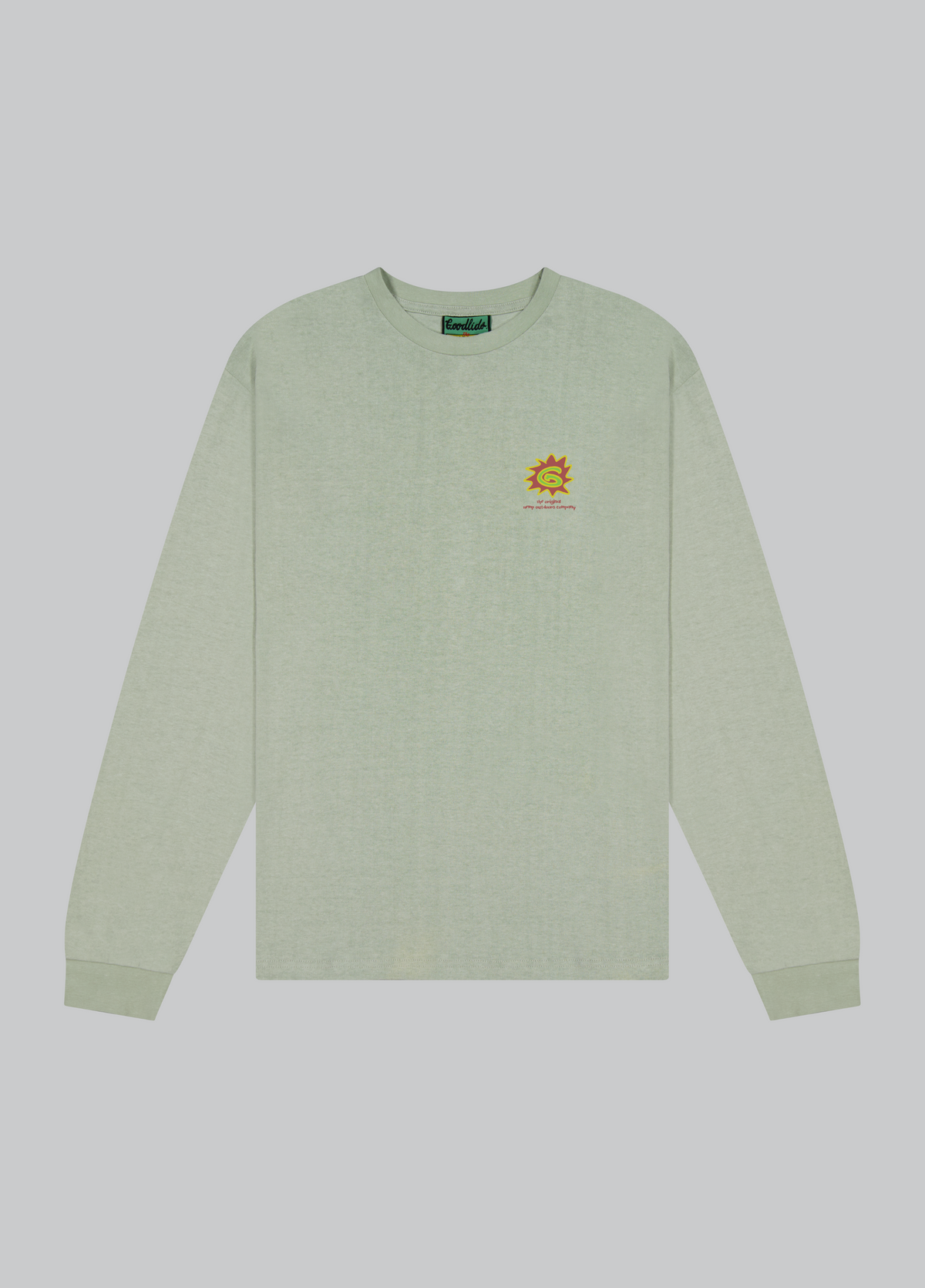 G Long Sleeve Tee - Moss | Goodlids