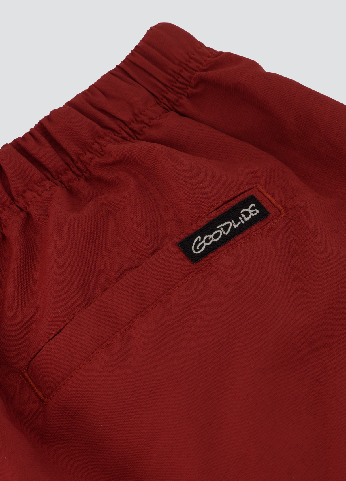 Pleated Hiking Shorts - Red