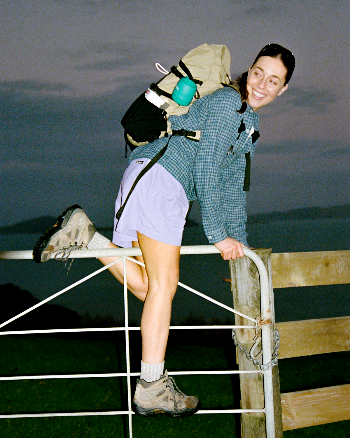 Pleated Hiking Shorts - Lilac