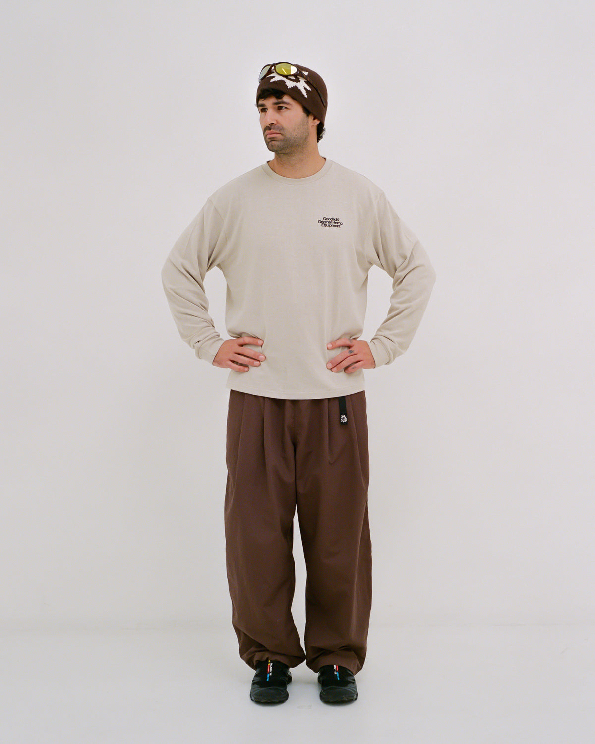 Southern Face Long Sleeve Tee - Stone