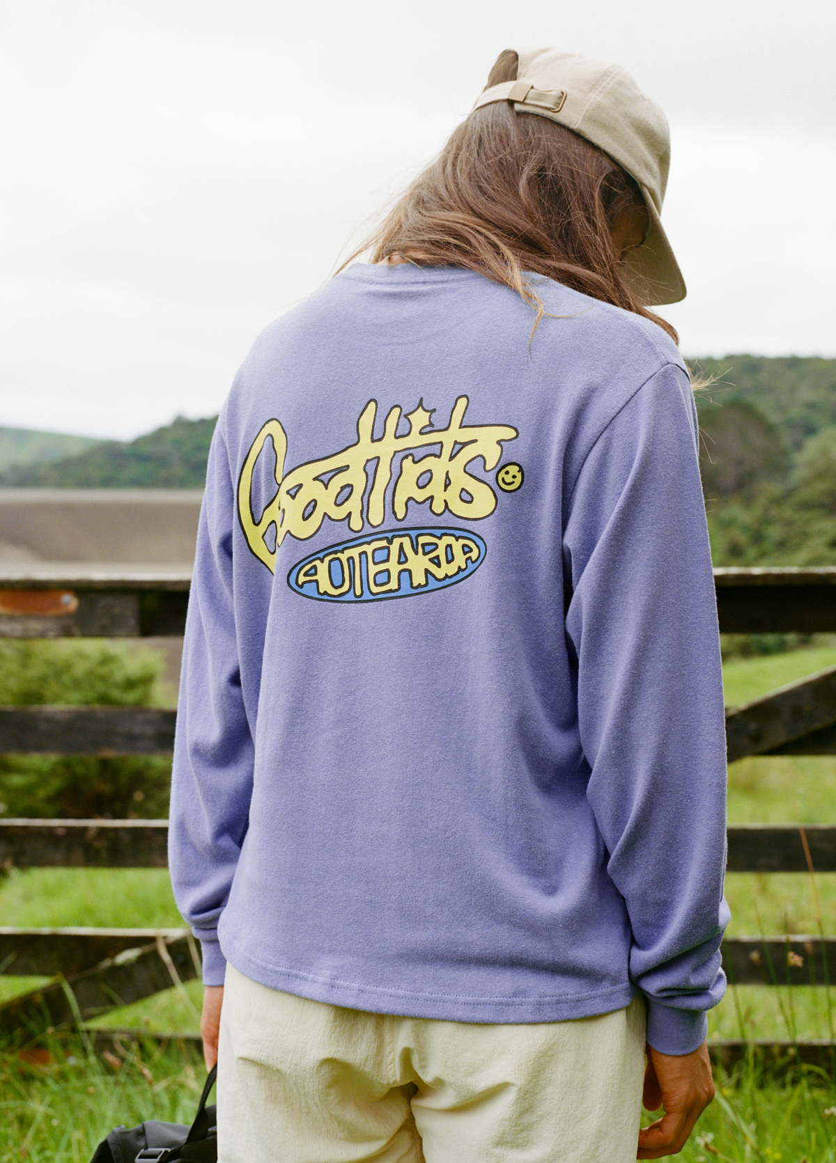 Tour de Aotearoa Long Sleeve Tee - Lilac