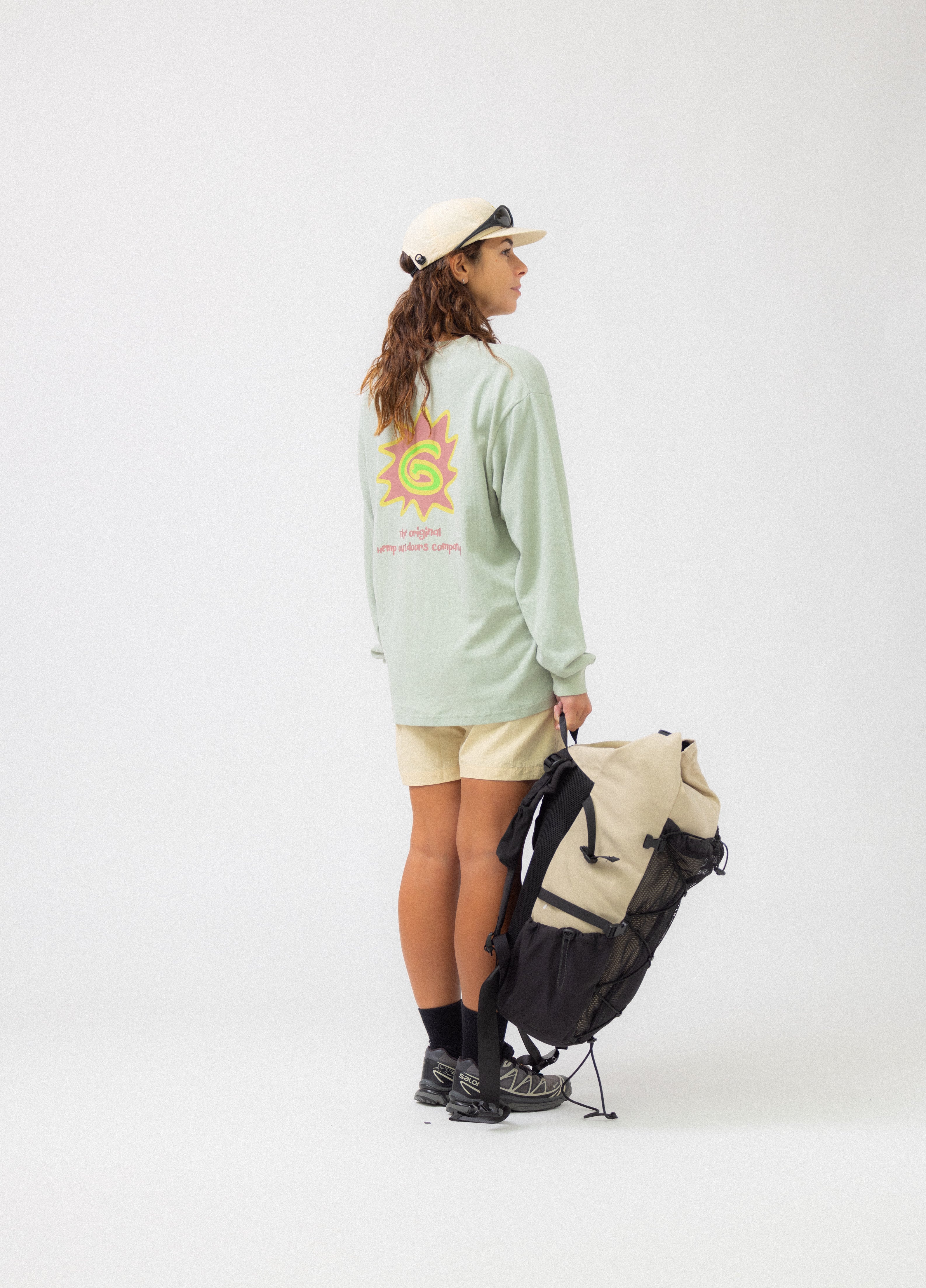 G Long Sleeve Tee - Moss
