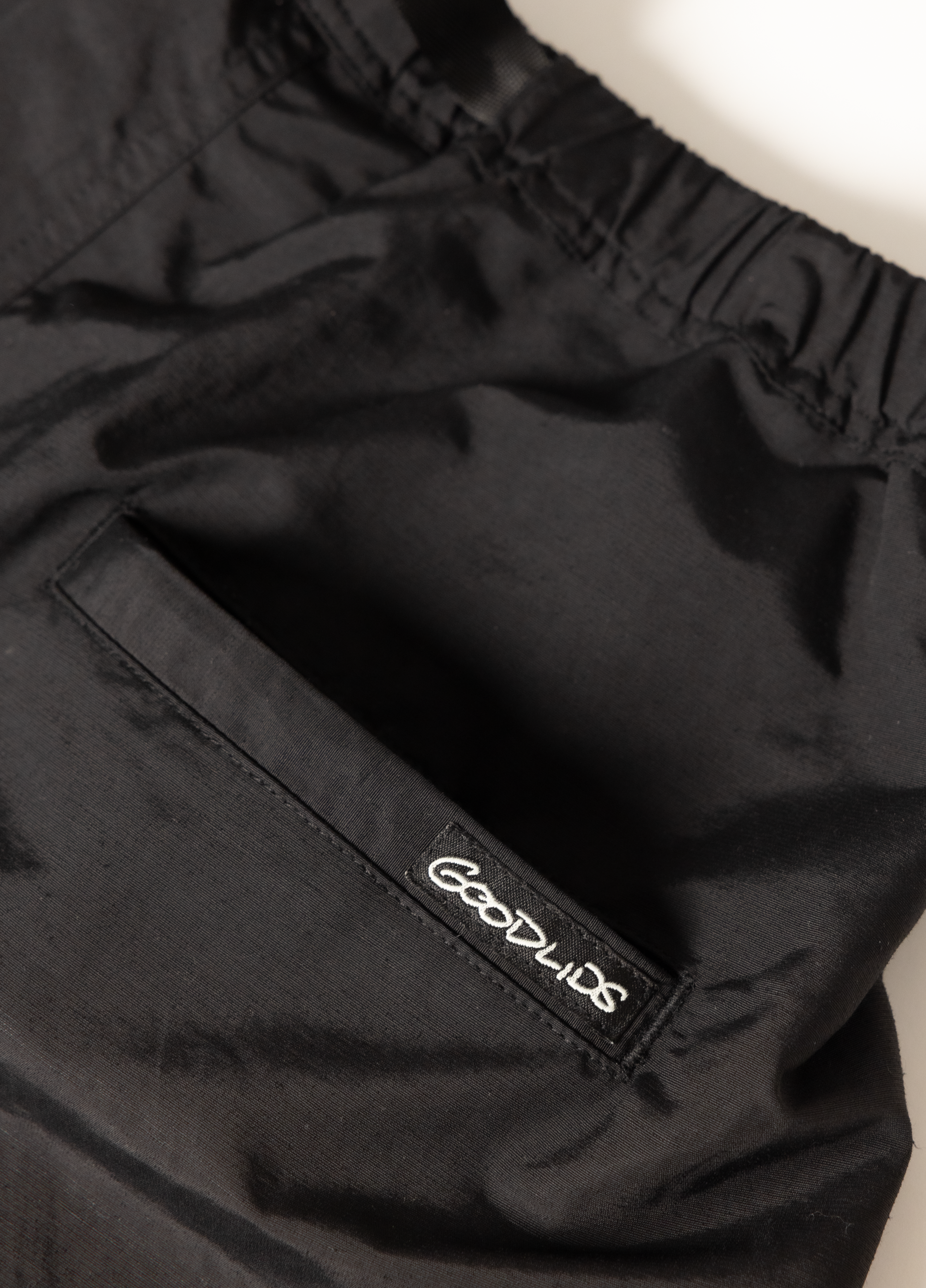 Pleated Hiking Pants - Black