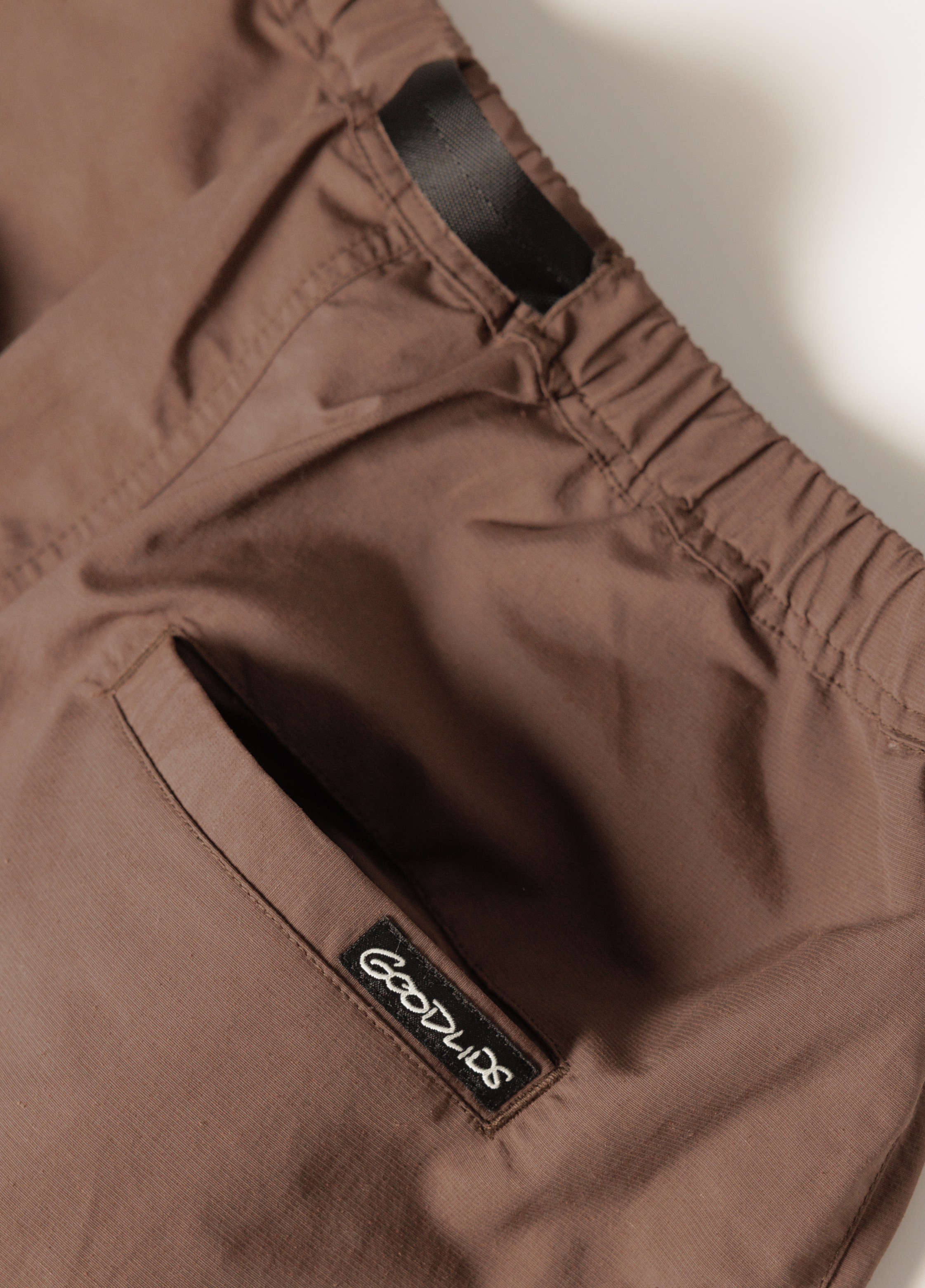 Pleated Hiking Pants - Brown
