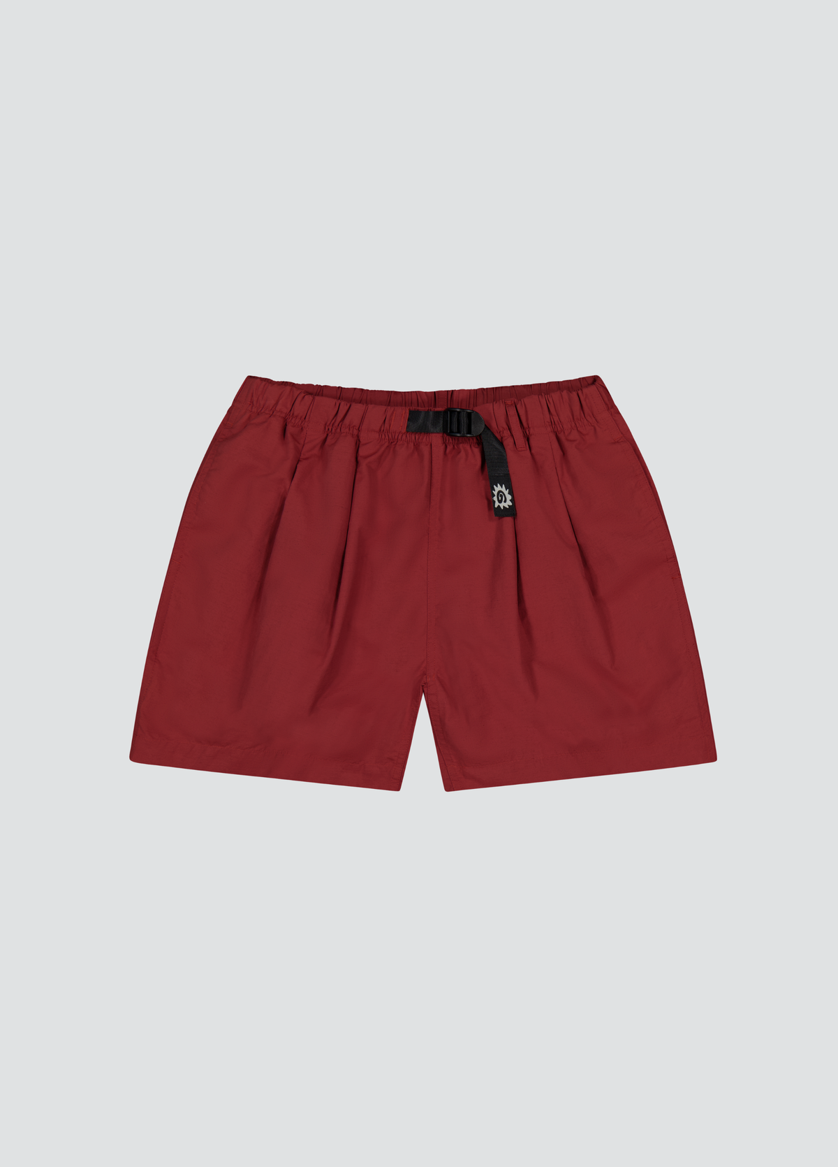 Pleated Hiking Shorts - Red