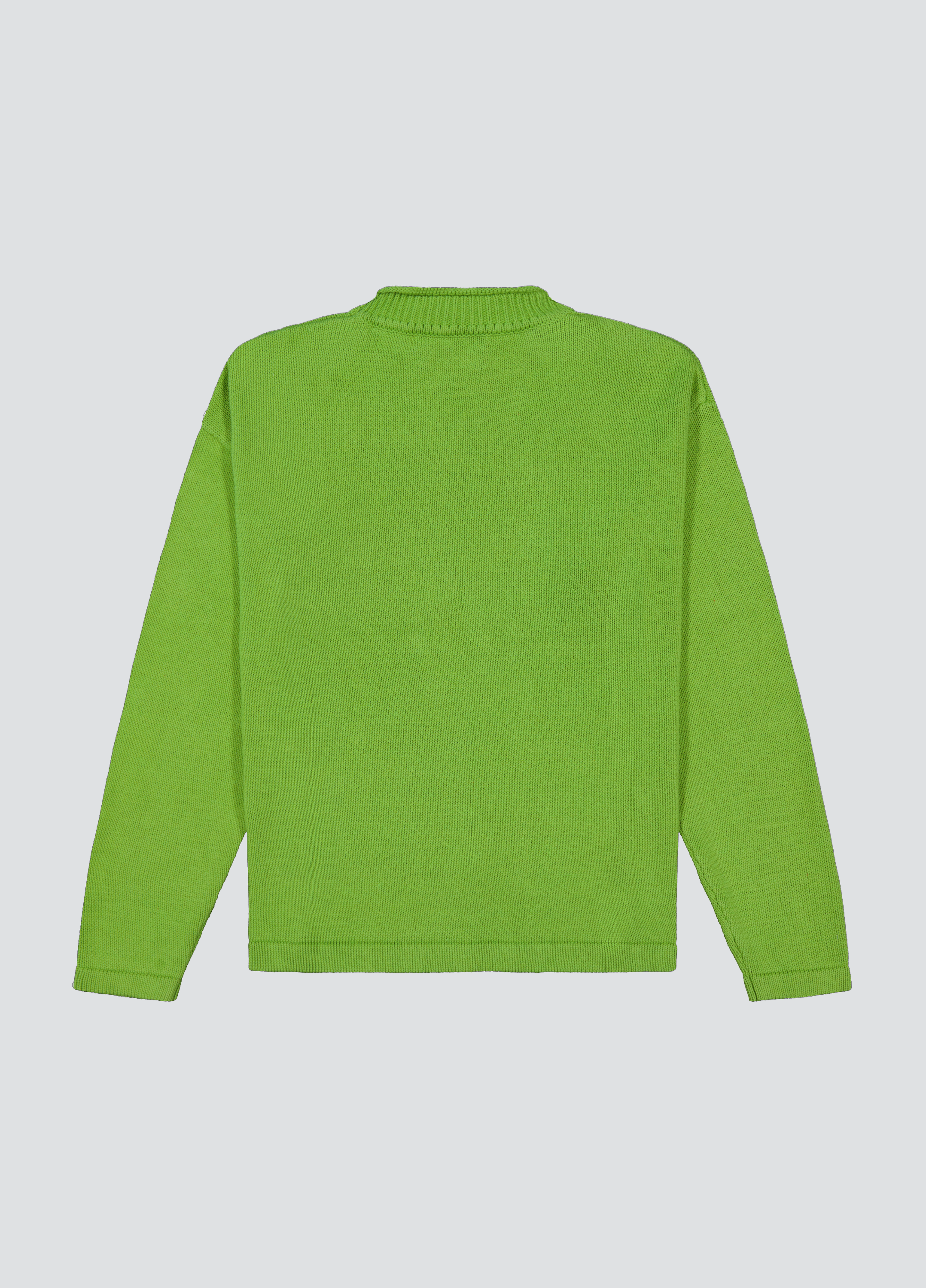 Hemp Mock Neck Knit - Kiwi | Goodlids
