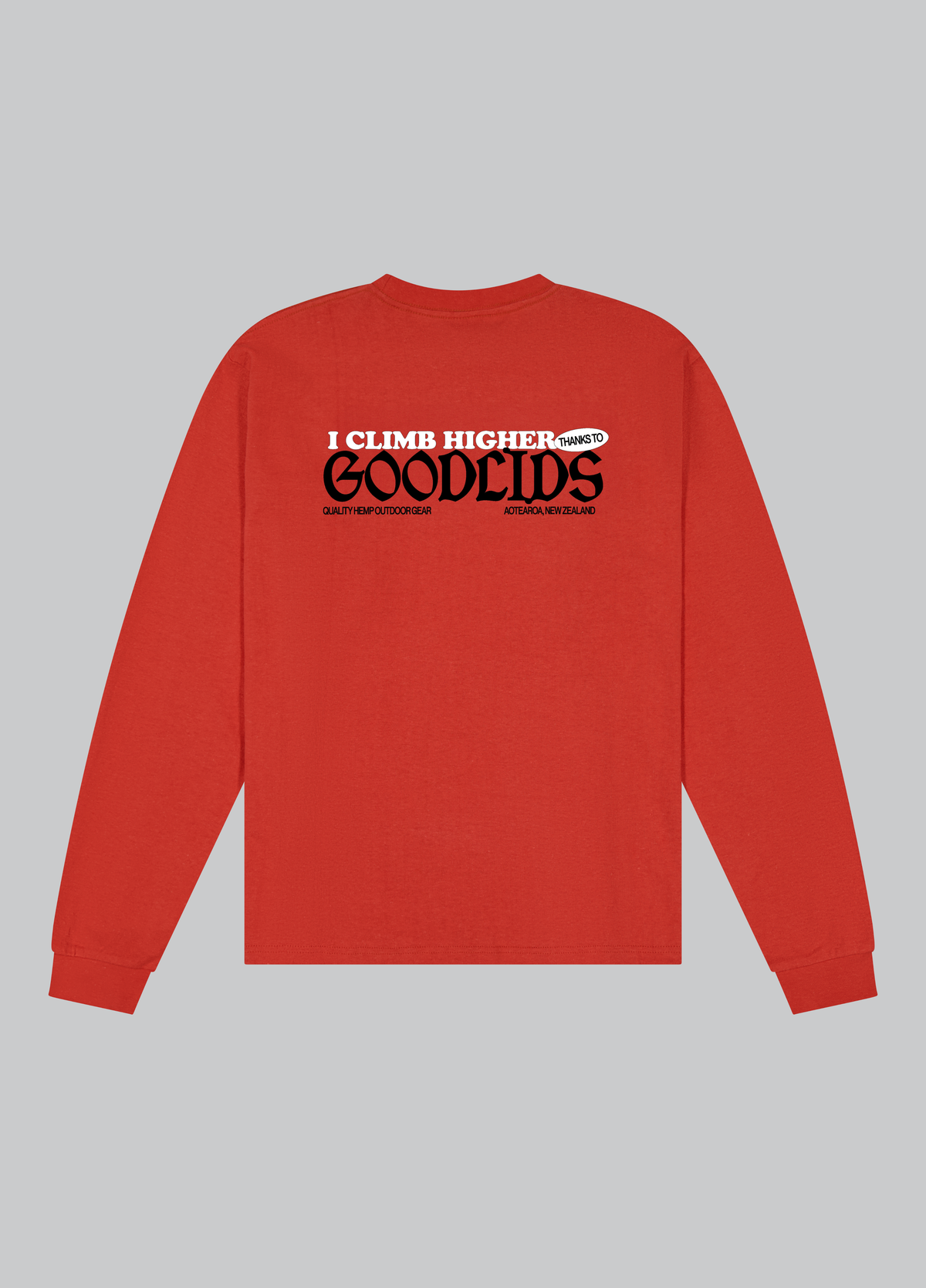 Higher Long Sleeve Tee - Red
