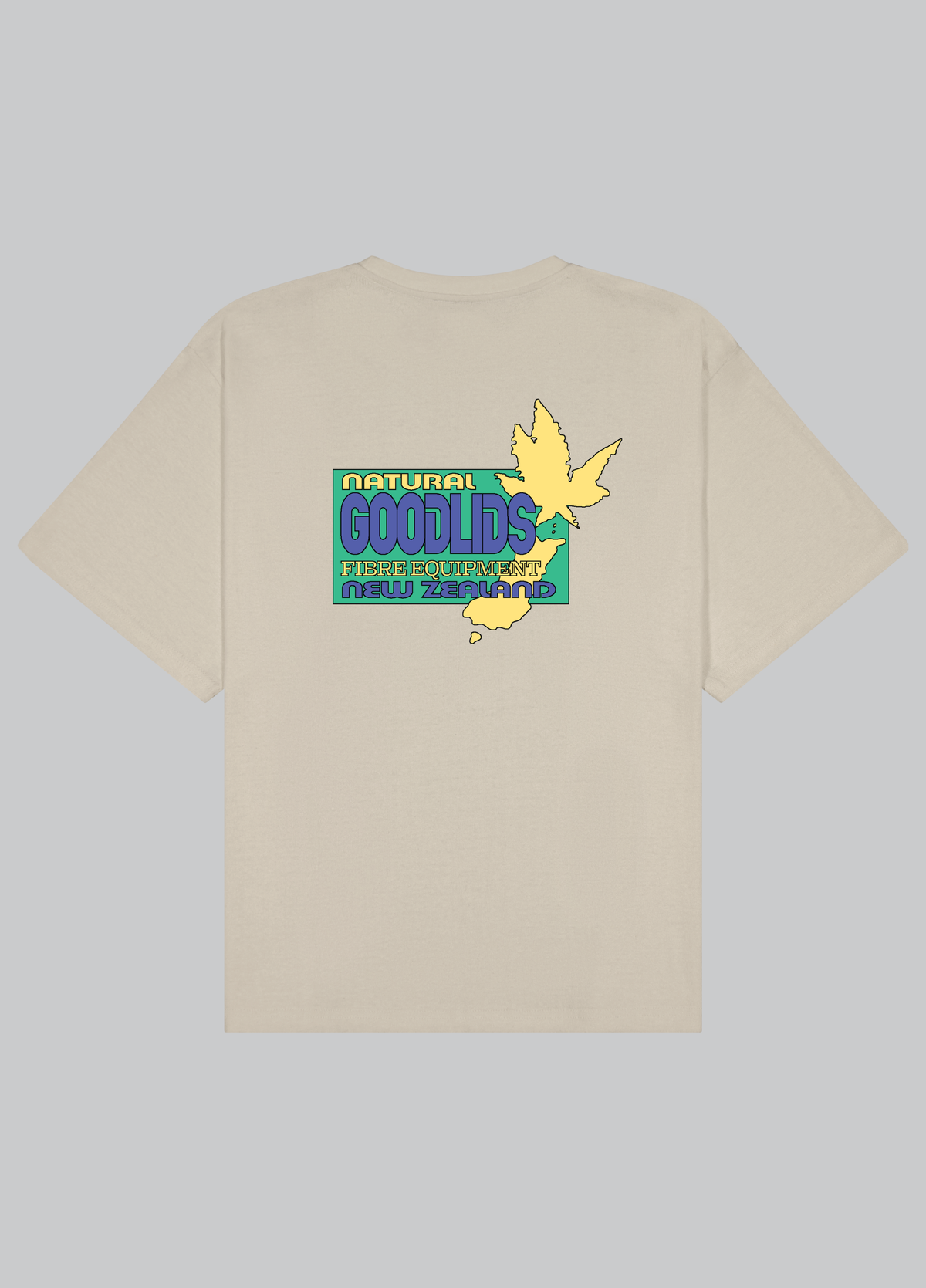 Kiwi Hemp Tee - Stone
