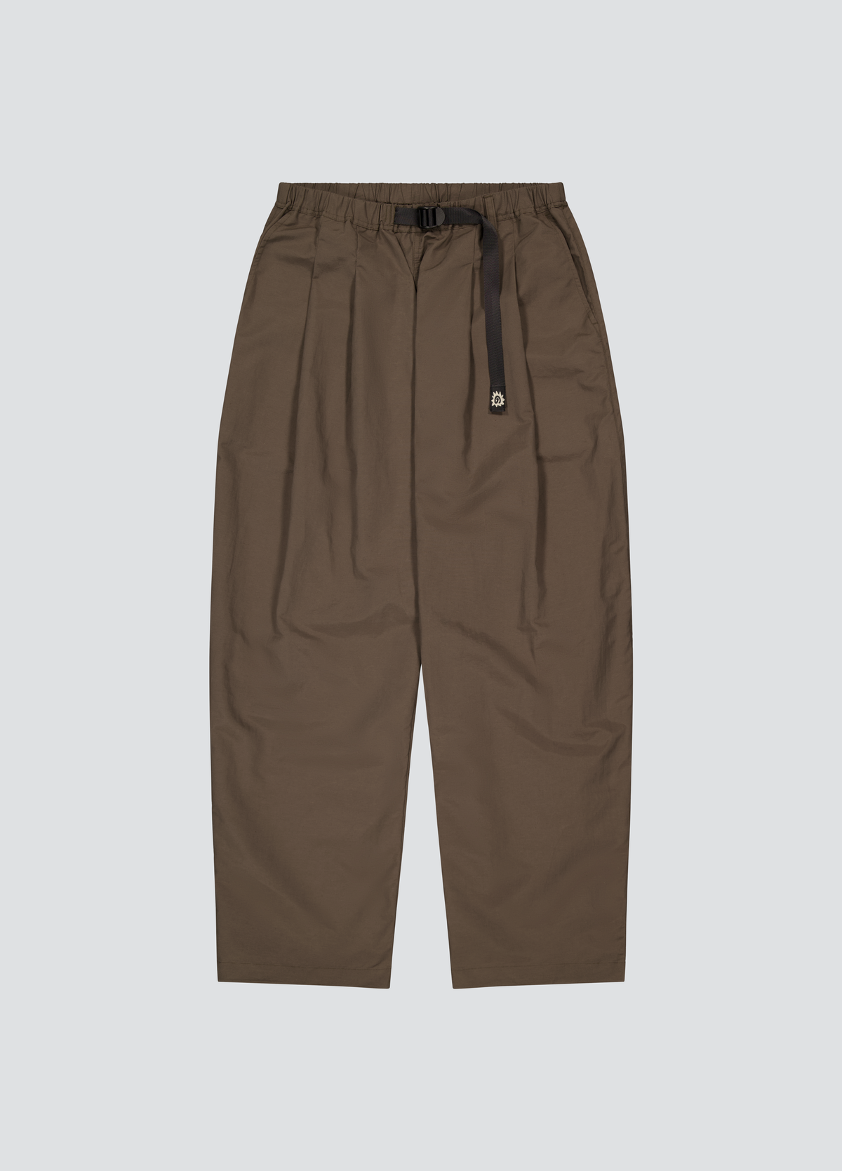Pleated Hiking Pants - Brown