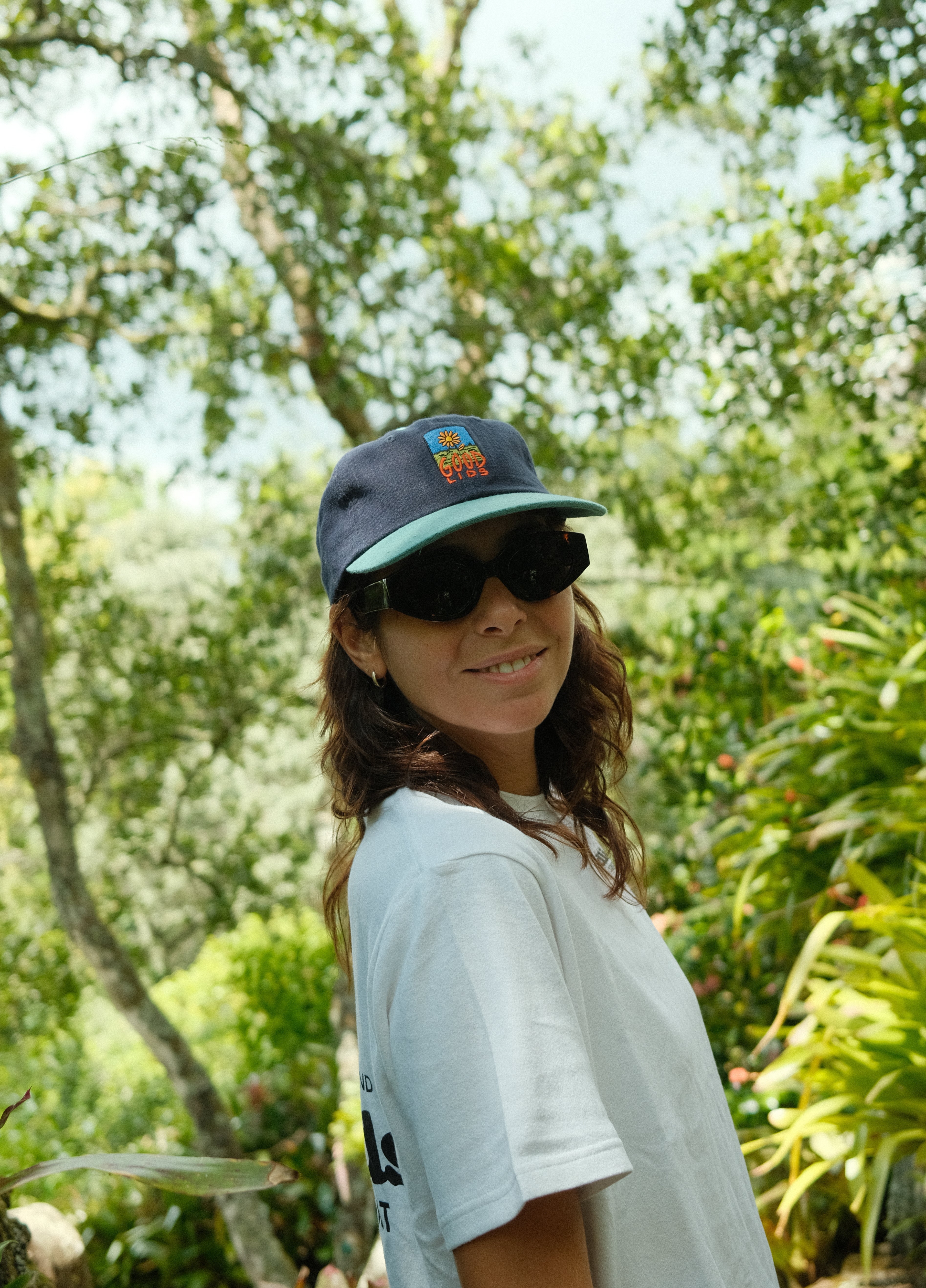 Field Flower Lid - Navy/Teal