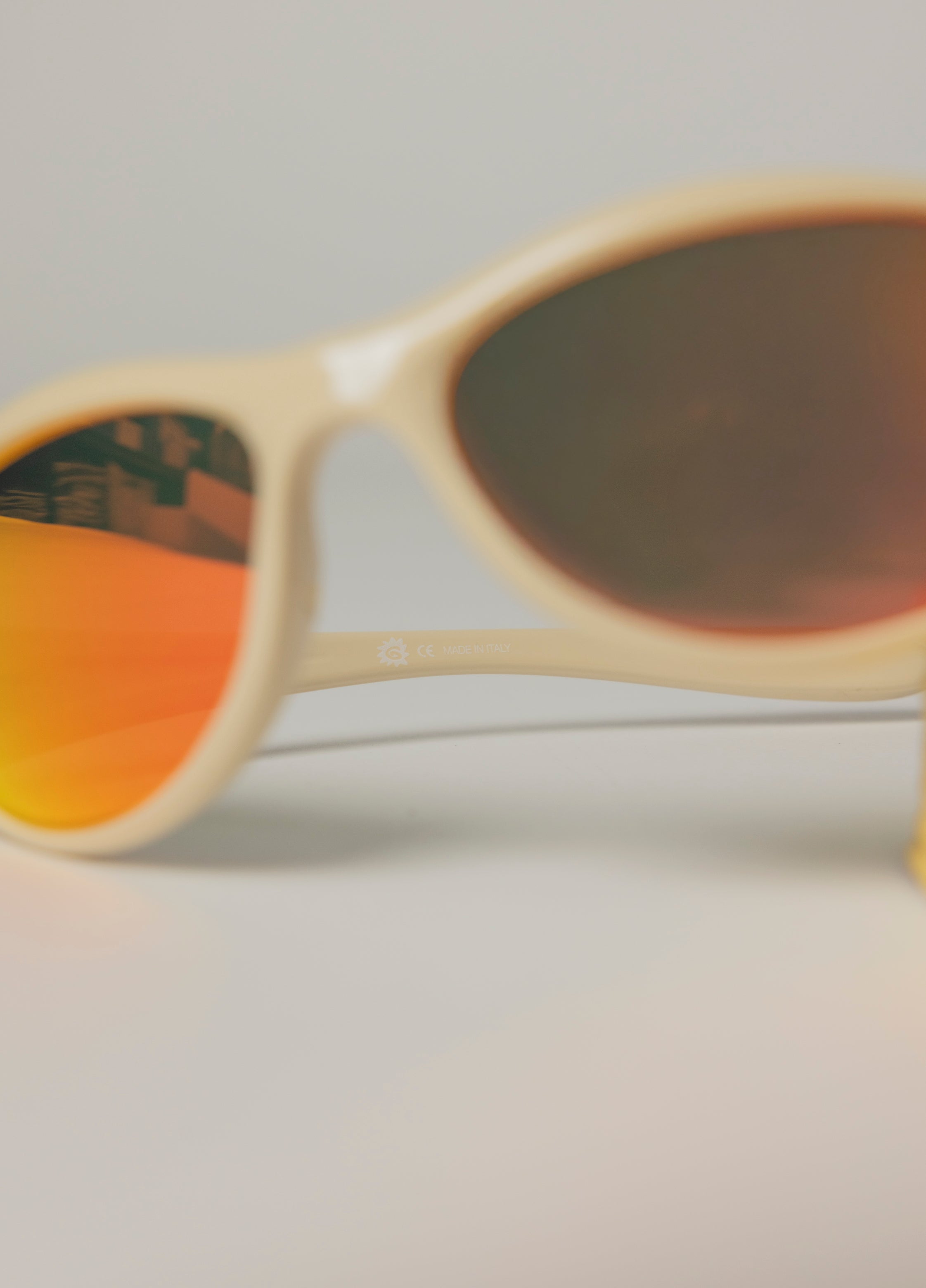The G Sunglasses - Bone Rose