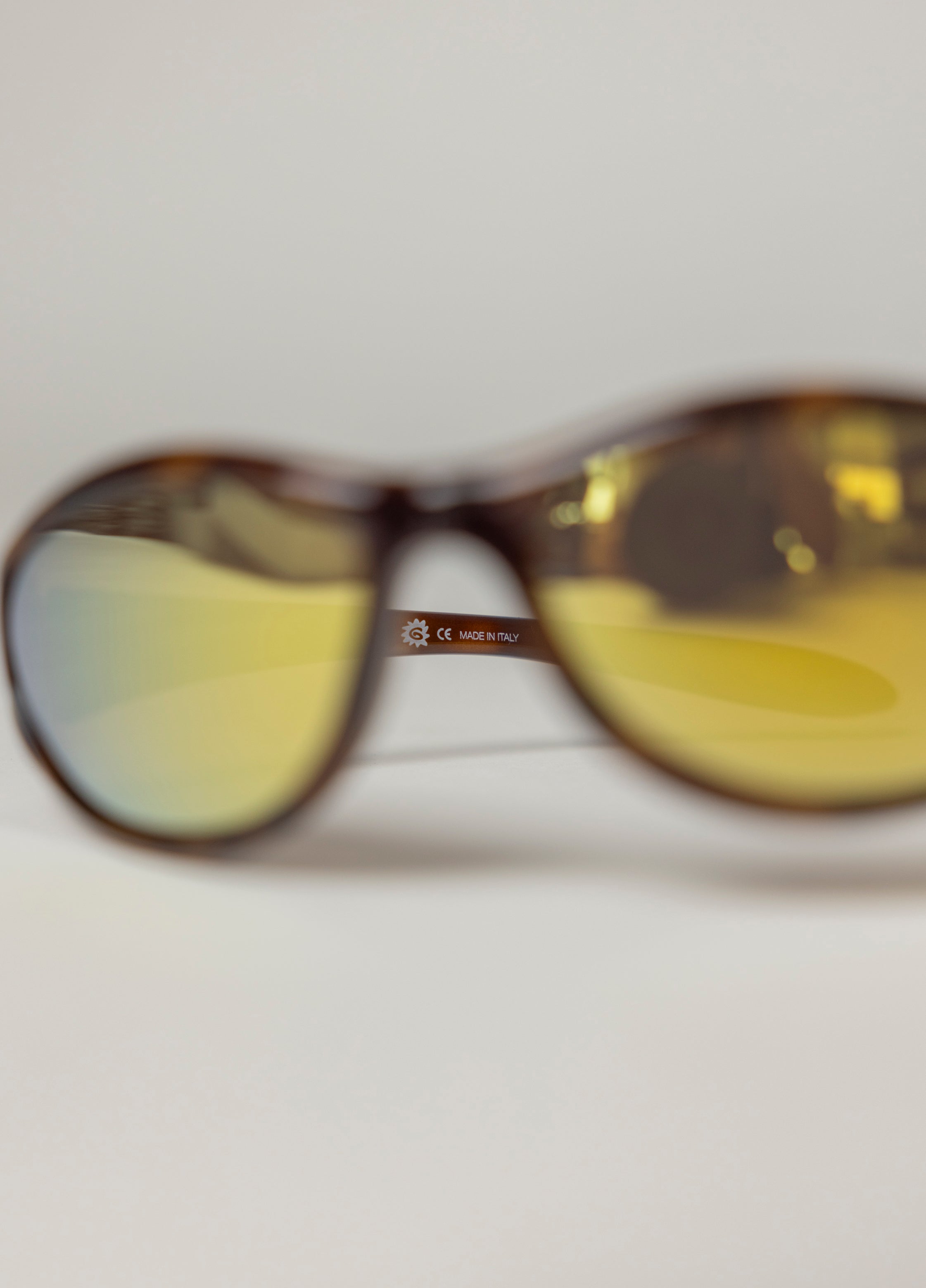 lemon goggles The G Sunglasses - Tort Lemon