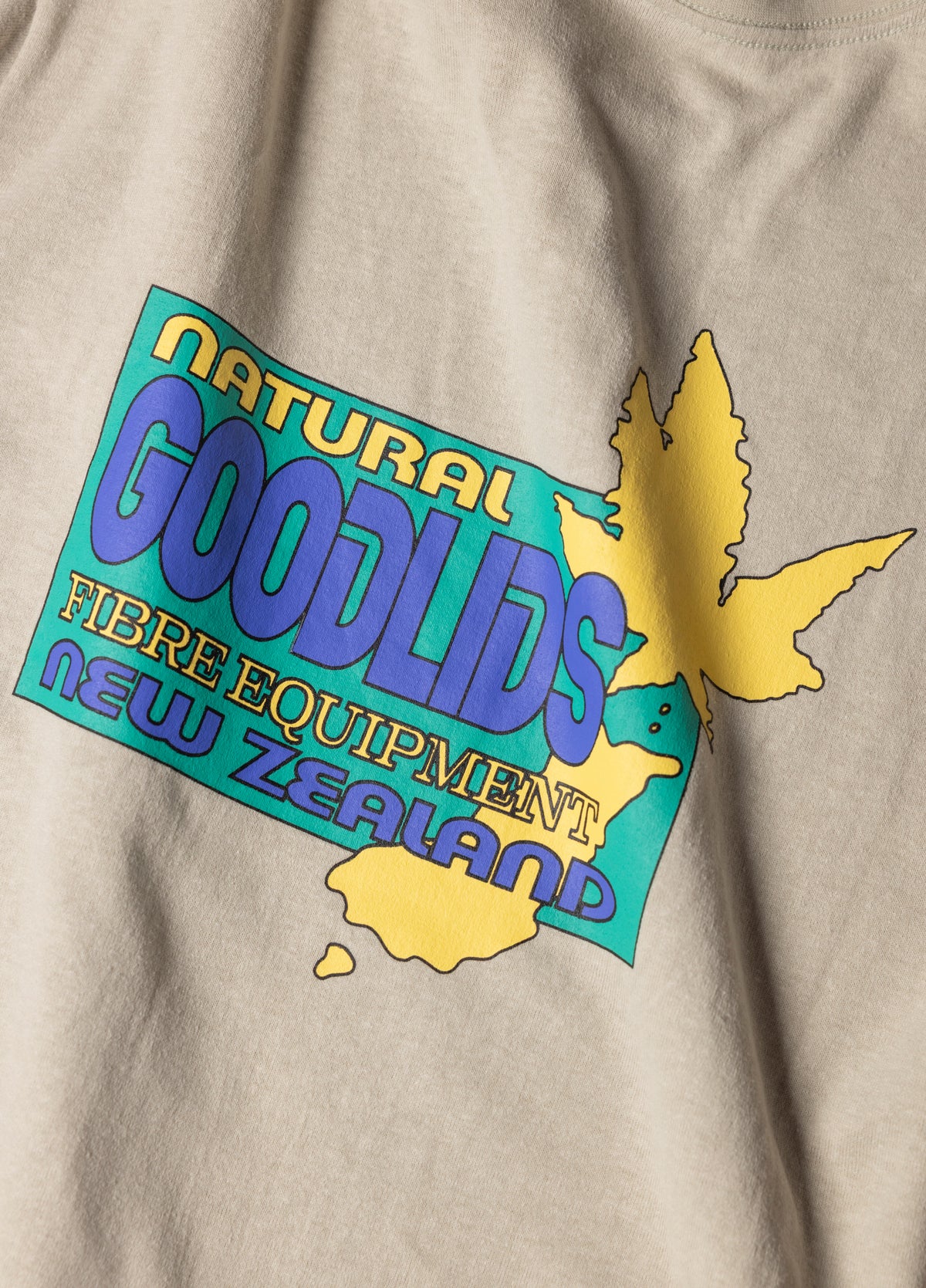 Kiwi Hemp Tee - Stone
