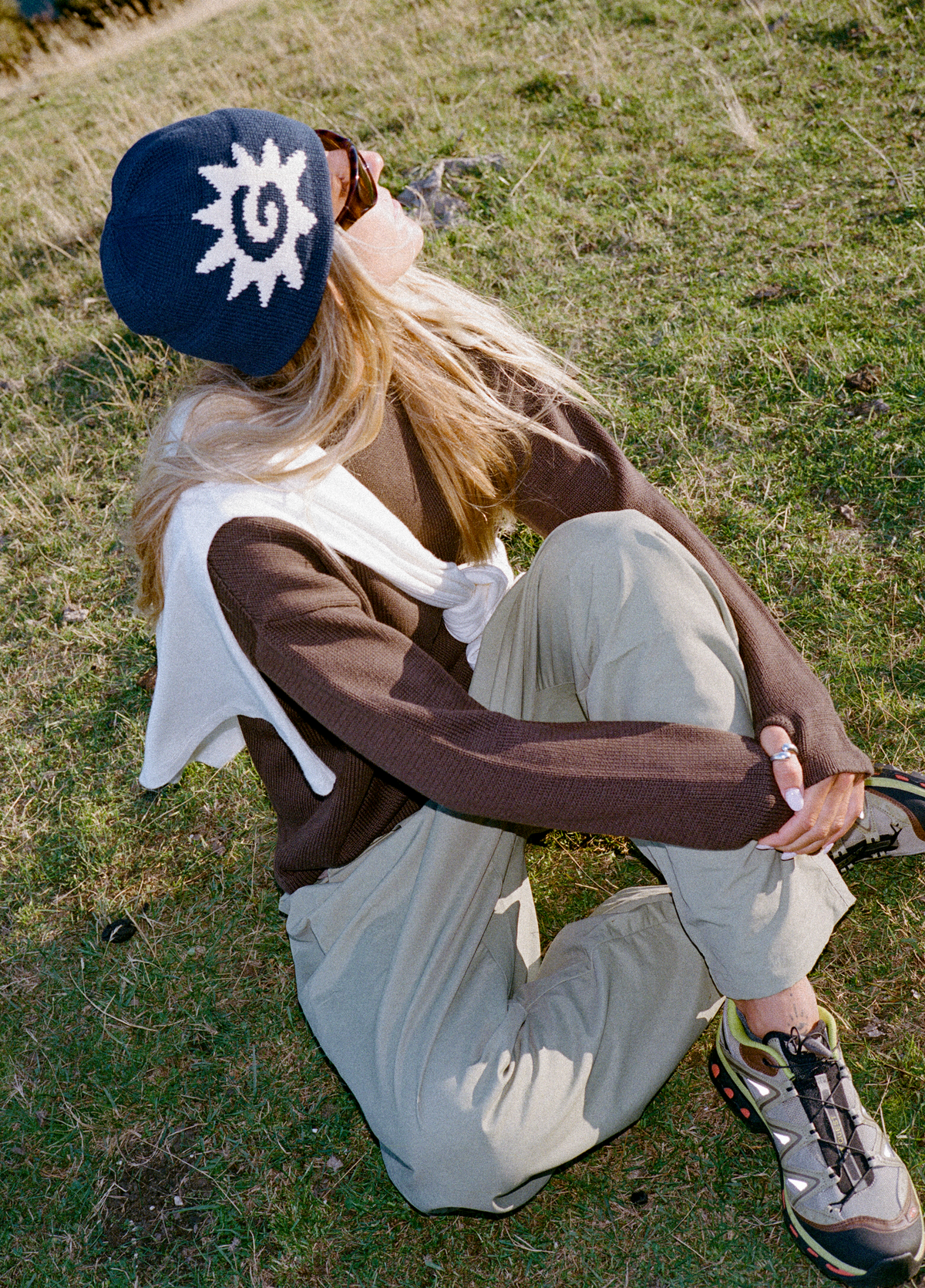 Graphic Beanie - Navy