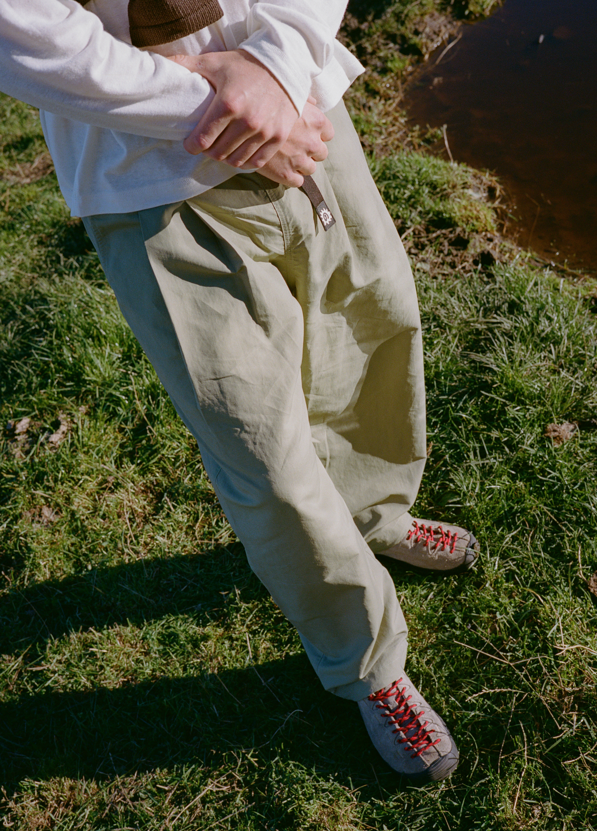 Pleated Hiking Pants - Olive
