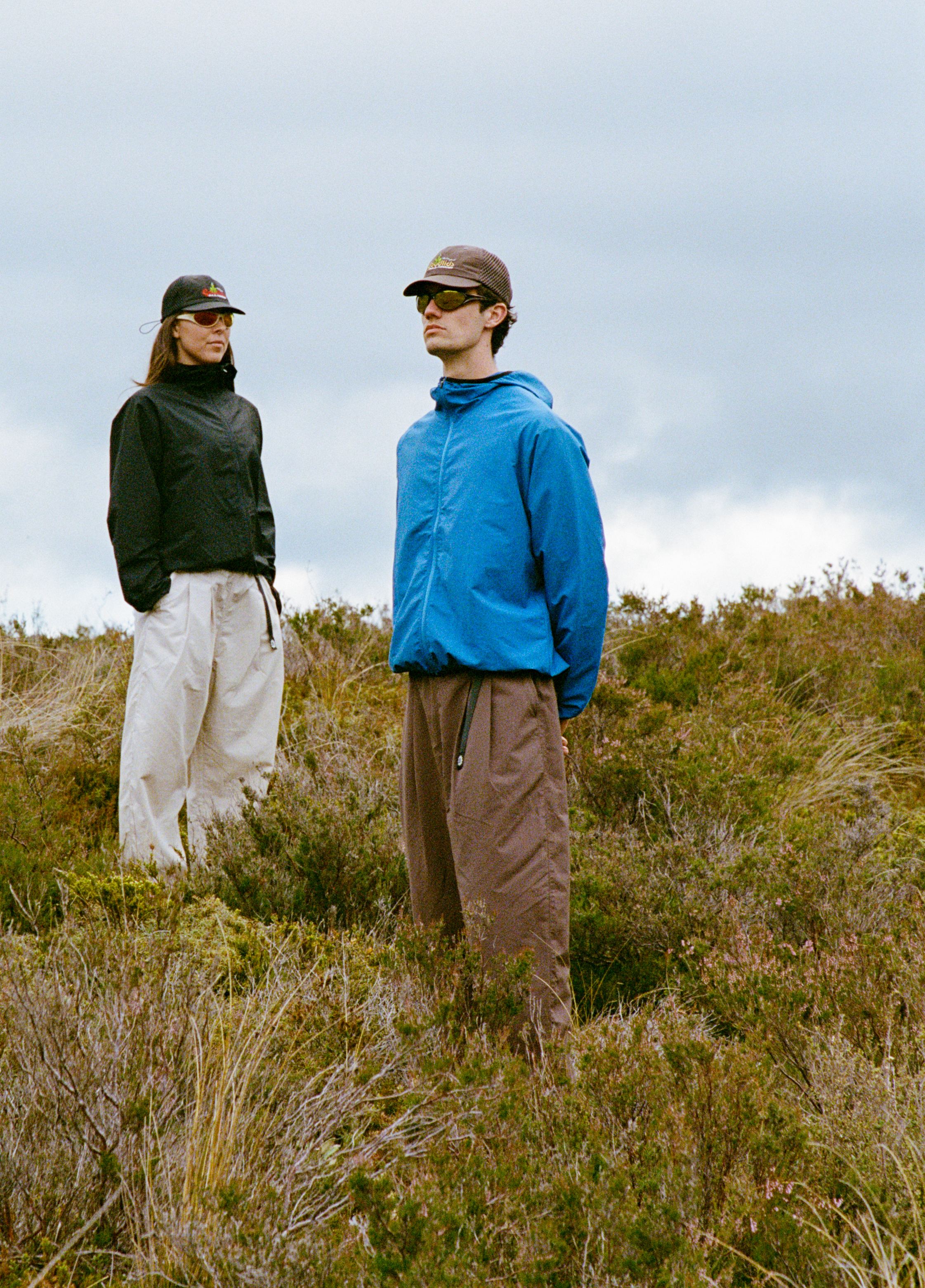 Pleated Hiking Pants - Brown