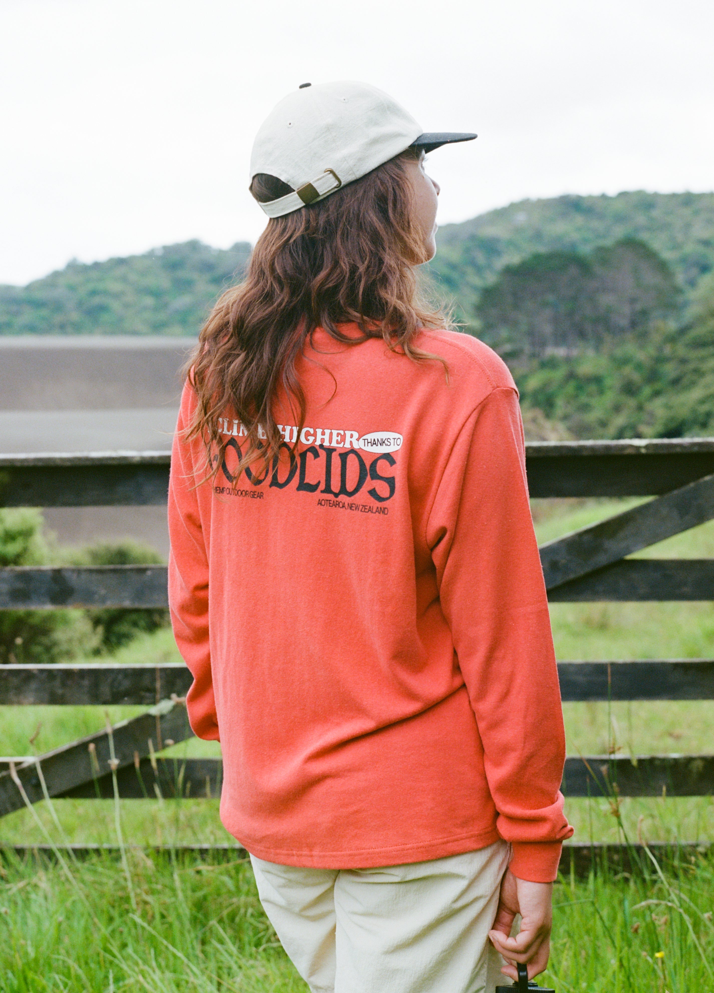 Higher Long Sleeve Tee - Red