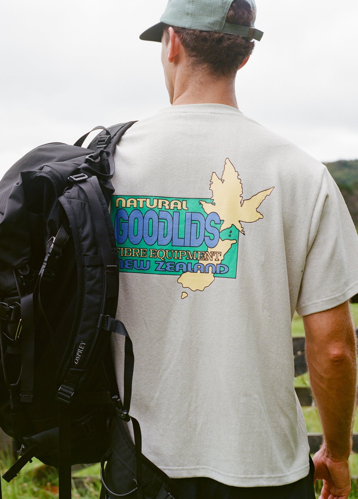 Kiwi Hemp Tee - Stone