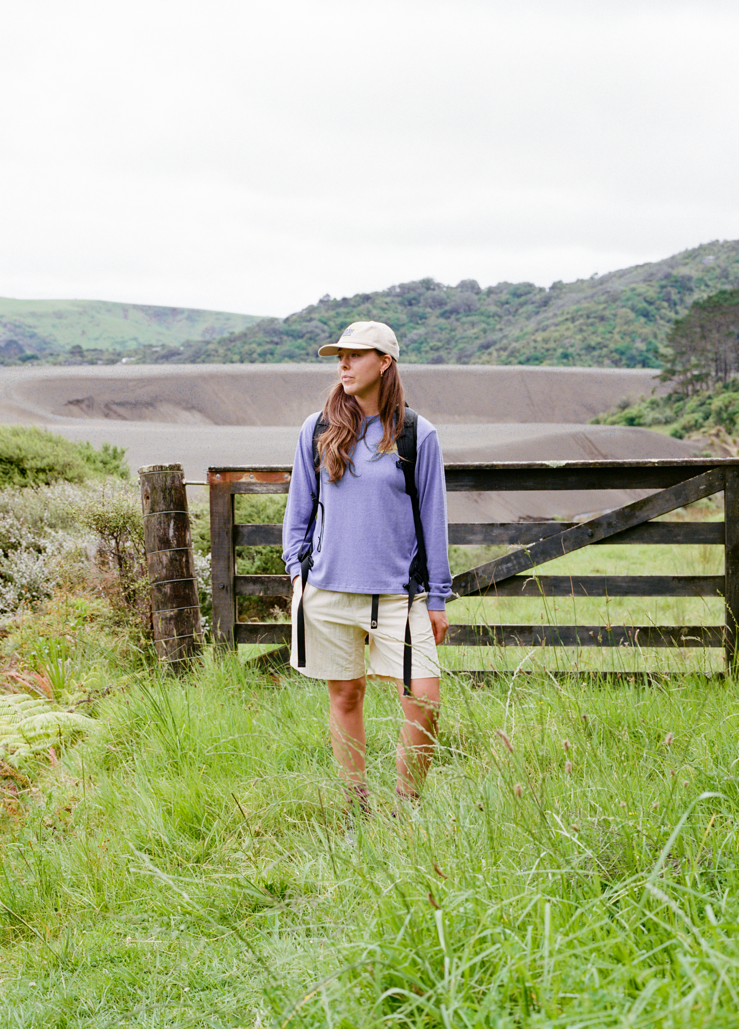 Tour de Aotearoa Long Sleeve Tee - Lilac