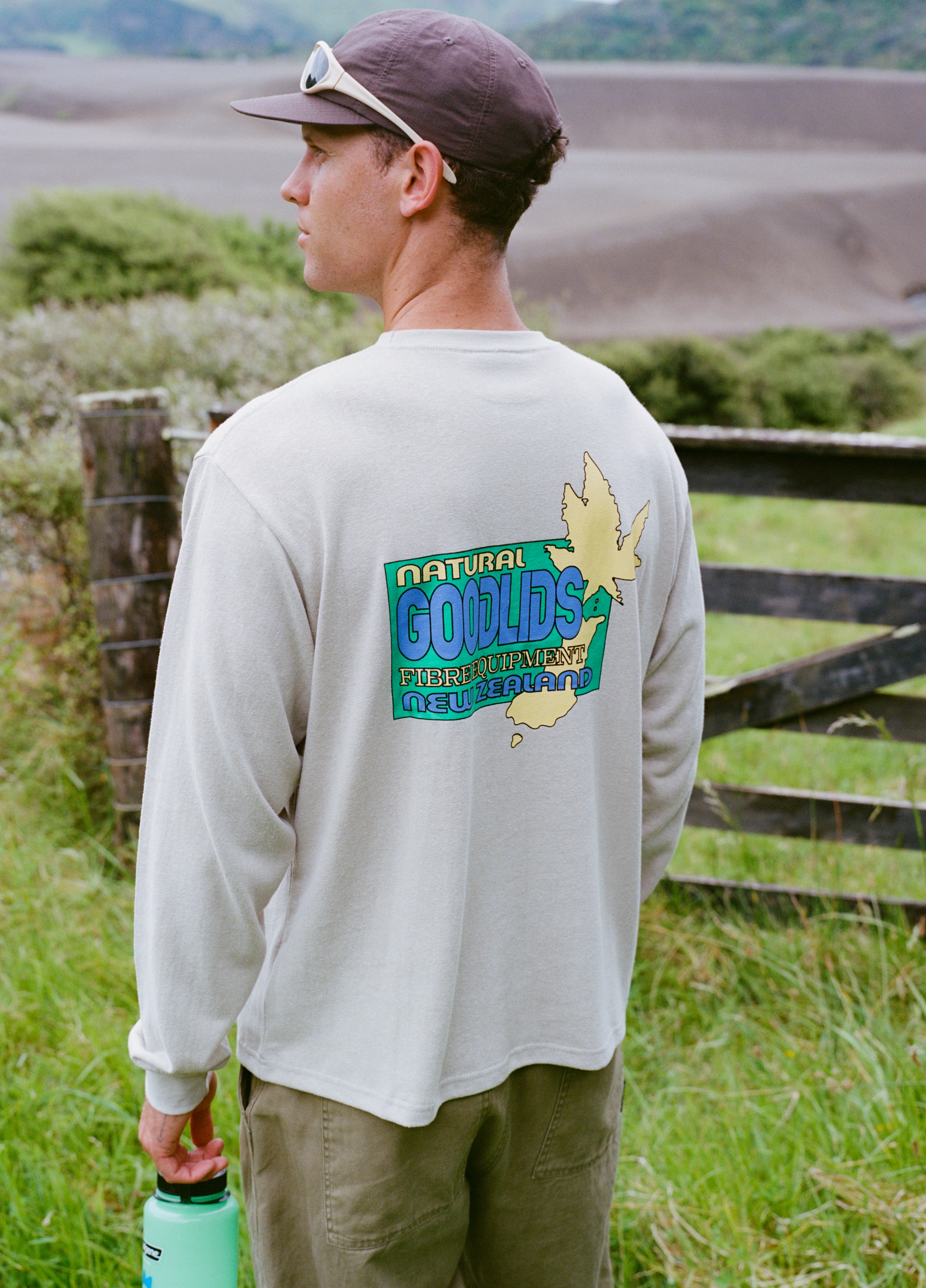 Kiwi Hemp Long Sleeve Tee - Stone