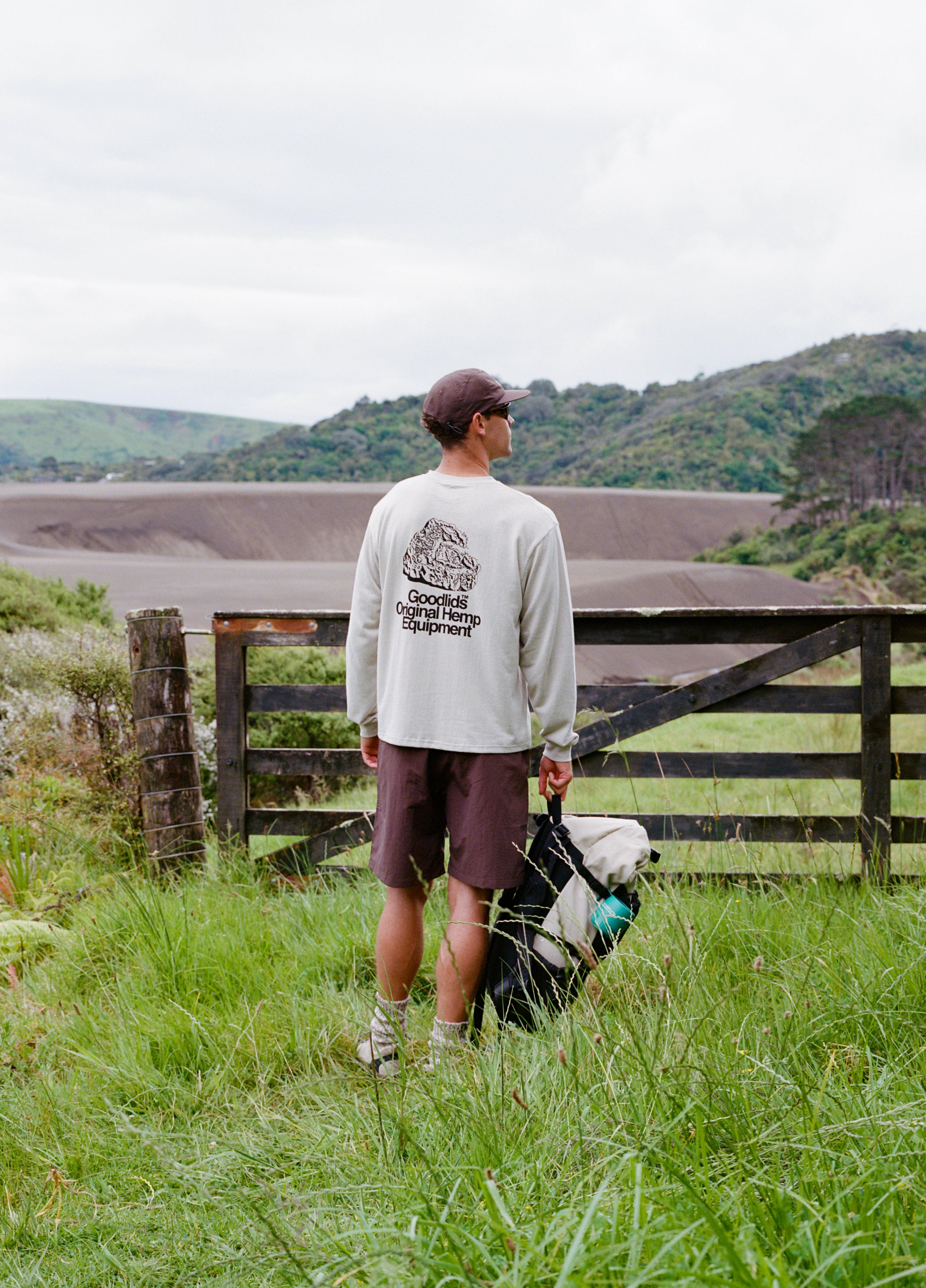 Southern Face Long Sleeve Tee - Stone