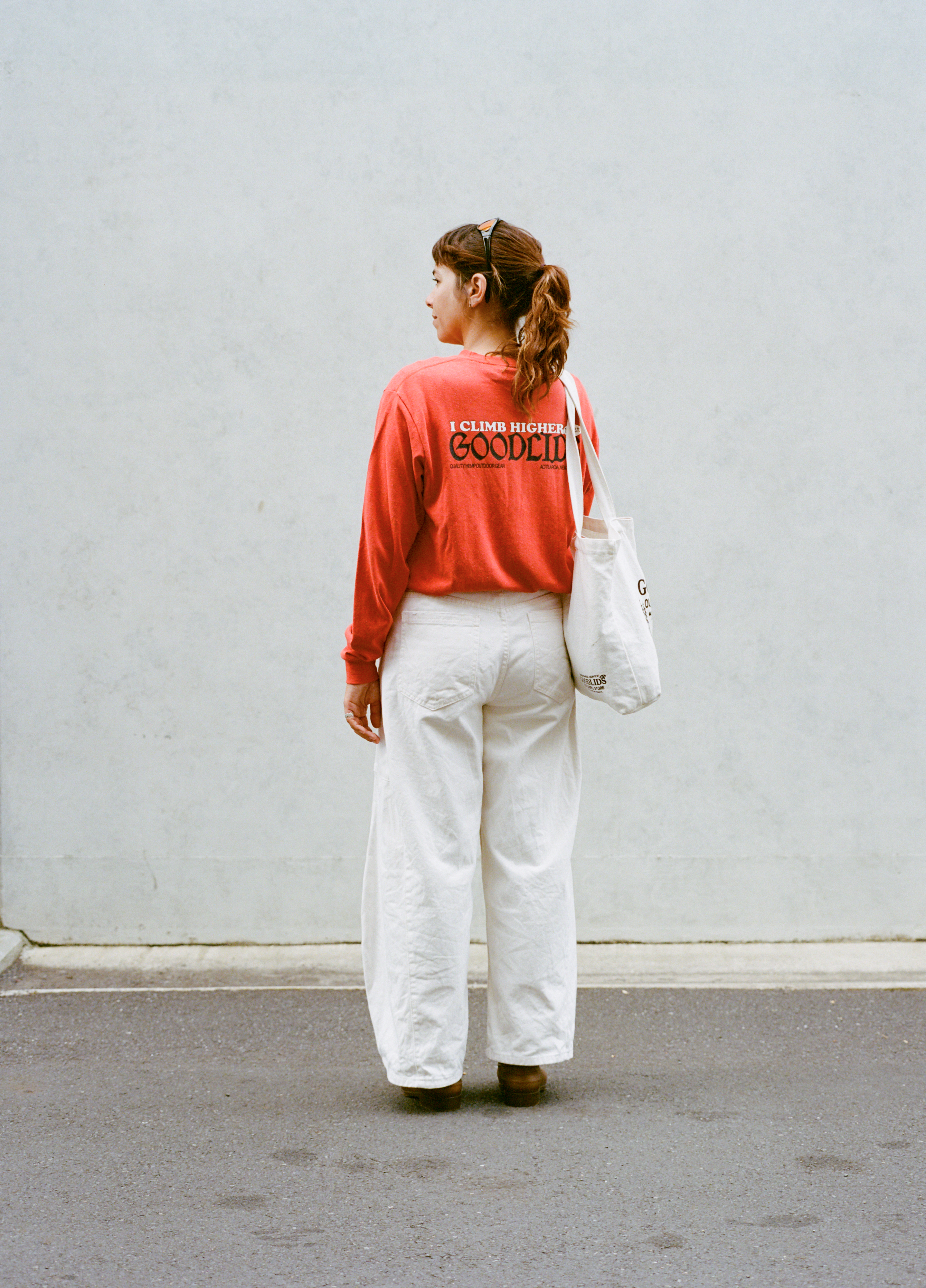 Higher Long Sleeve Tee - Red